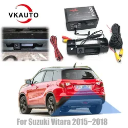 VKAUTO Trunk Handle Camera For Suzuki Vitara 2015 2016 2017 2018 2019 2020 2021CCD HD Night Vision Parking Reverse Backup Camera