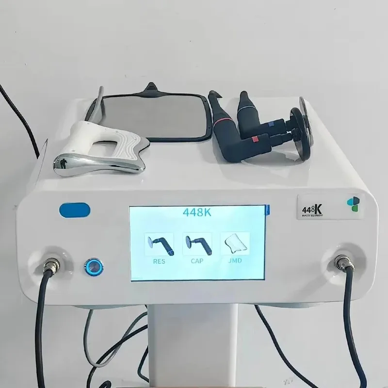 

448Khz Tecar Therapy Machine (CET/RET/JDM) - Pain Relief, Fat Reduction, Body Shaping & Skin Tightening Diathermy Device