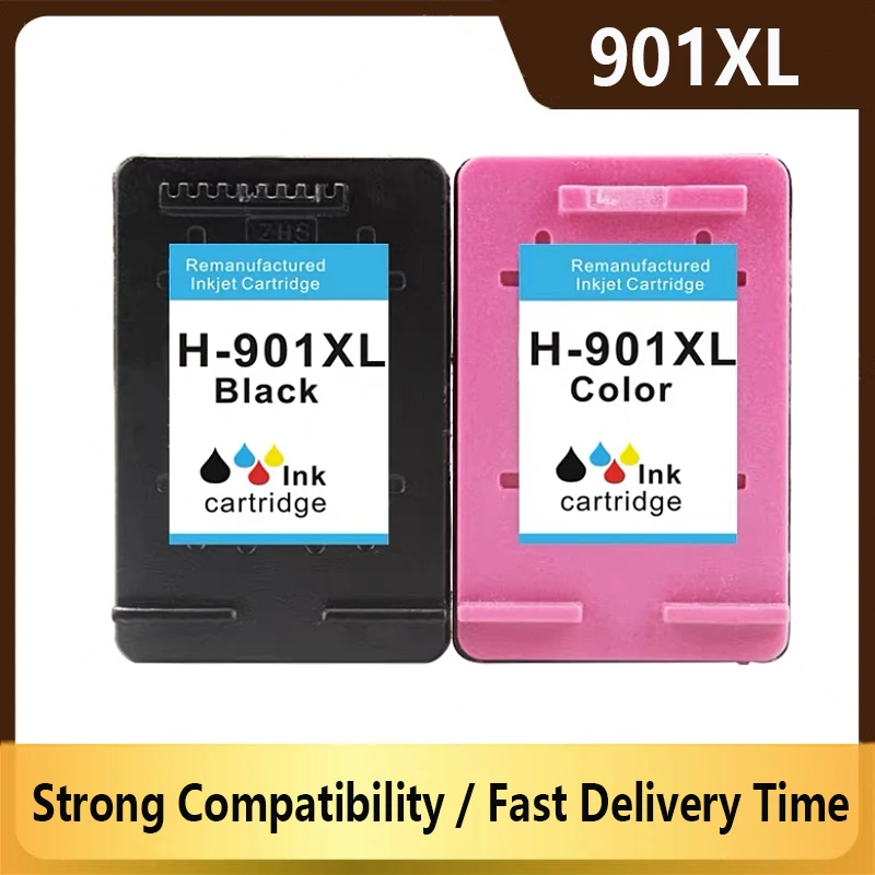 

Compatible Ink Cartridge 901XL For HP 901 XL For HP901 Officejet 4500 J4580 J4550 J4540 4500 J4680 J4524 J4535 J4585 Printer