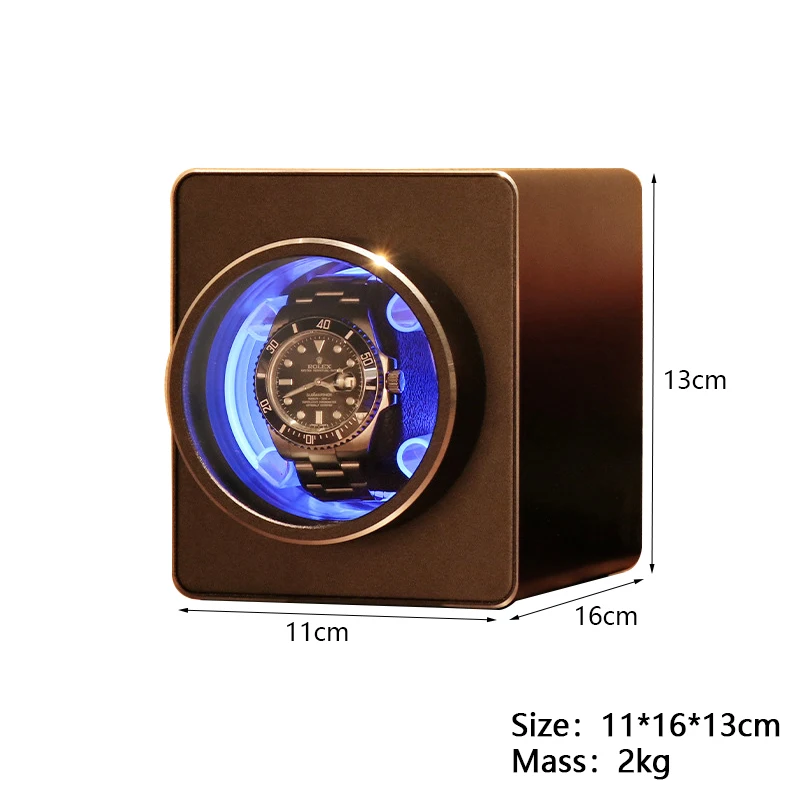 Automatic Mechanical Watch Winders Made of Aluminum Alloy Material Household Anti Magnetic Free Customization Name Watchwinder