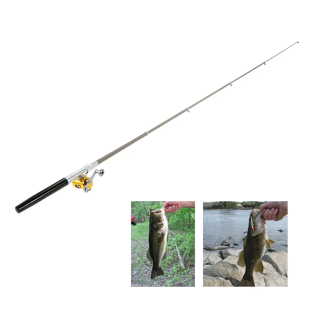 Mini Telescopic Pocket Pen Fishing Rod & Reel Combo 3