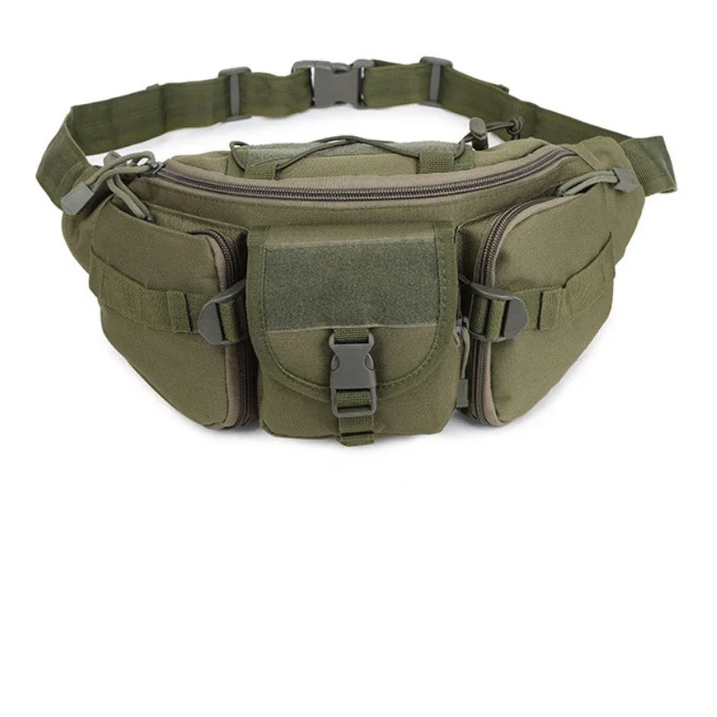 Outdoor Waist Bag Men\'s Waterproof Molle Camouflage Hunting Hiking Climbing Nylon Mobile Phone Belt Pack Combat Bags