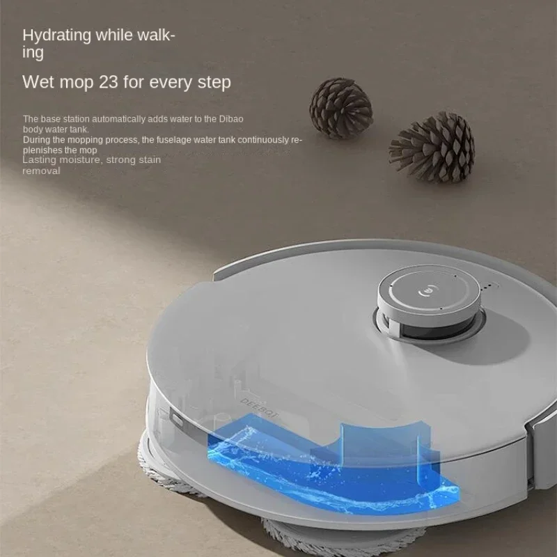 Ecovacs-Robot aspirador DEEBOT T20 PRO PLUS, 6000Pa, 55 ℃, fregona de lavado con agua caliente, 5200mAh