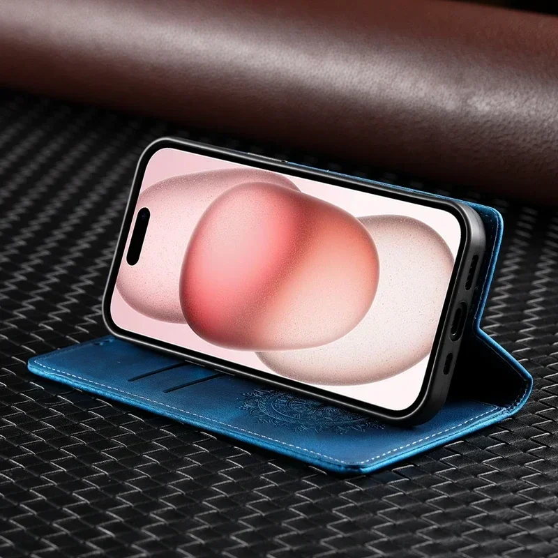 J6+ J4+ Magnetic Case For Samsung Galaxy J6 J4 Plus Cover For Samsung J7 J5 J3 2017 2016 J600 J730 Funda Leather Stand Book Case view 2