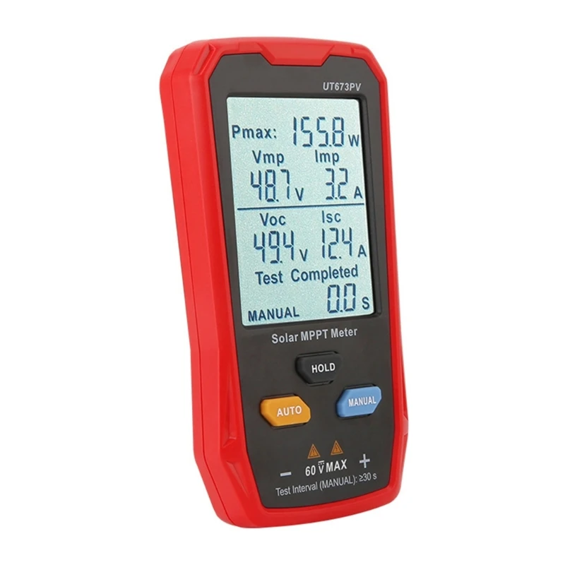 

Solar MPPT Meter Solar Panel Tester LCD Screen Open Circuit Troubleshooting Utility Tool Photovoltaic Multimeter