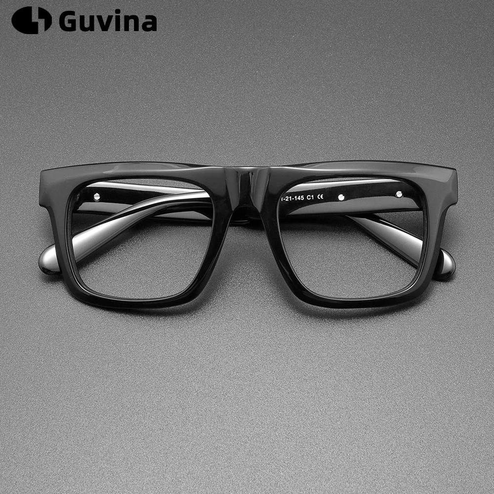 

Vintage Acetate Spectacles Frame Polarisation Sunglasses Men Women Anti Blue Light Glasses Frames Custom Optical Eyeglasse