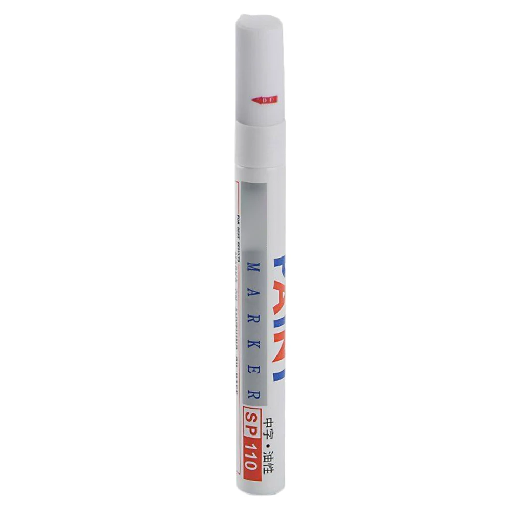 

Tire Patch White Paint Automotive Touch Up Car Scratch Repair Car Marker Pen Marker Coat Paintbrush For Metal Glass