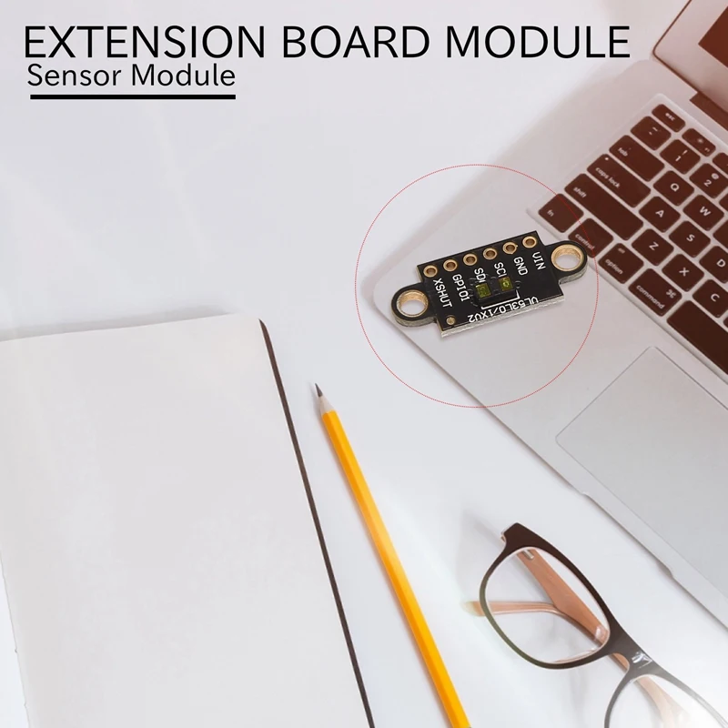W1K-xVL53L1X Ranging Flight Time Sensor Module 3V-5V Distance 400cm Measurement Extension Board Module for