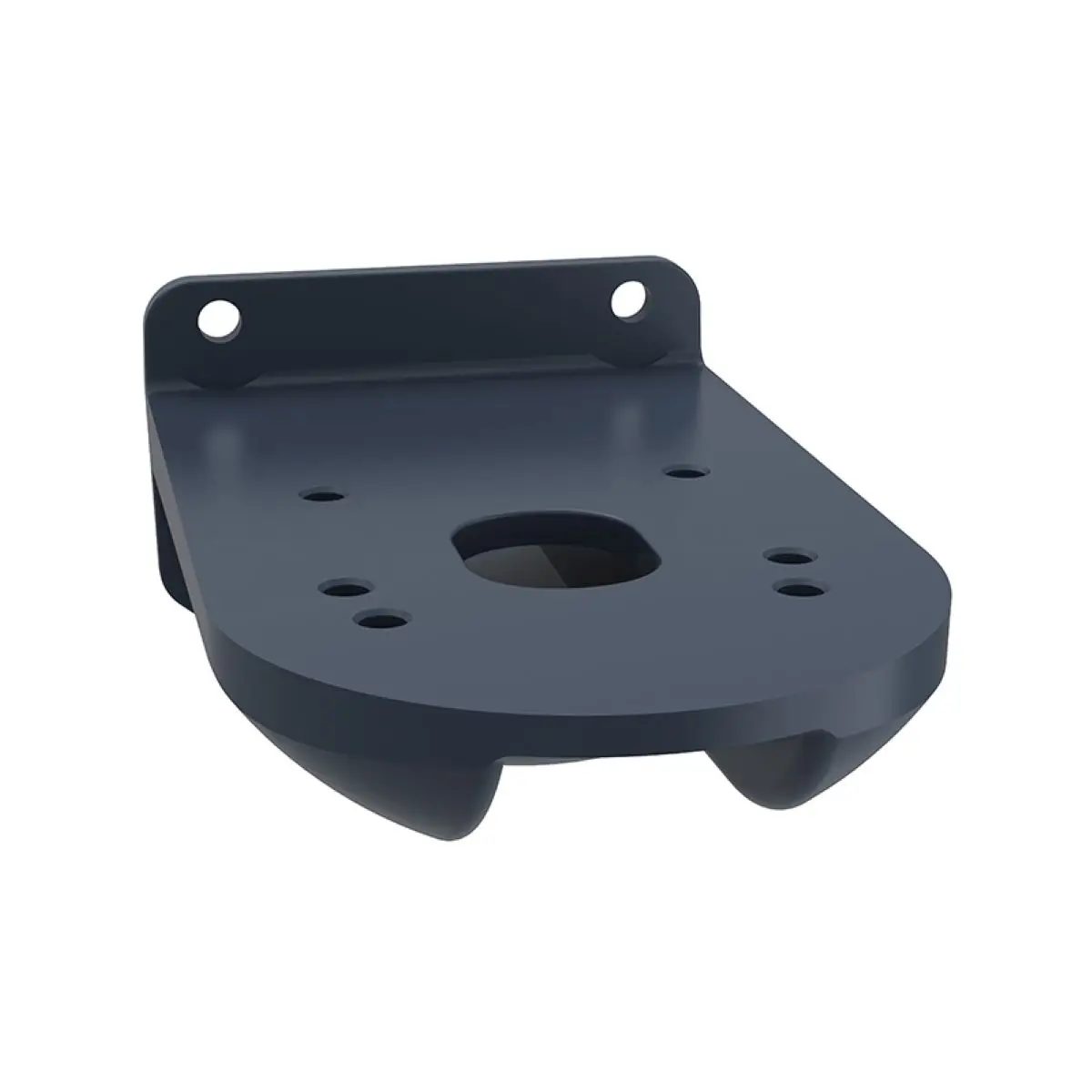 Fixing plate for use on vertical support for modular tower lights, black, Ø60