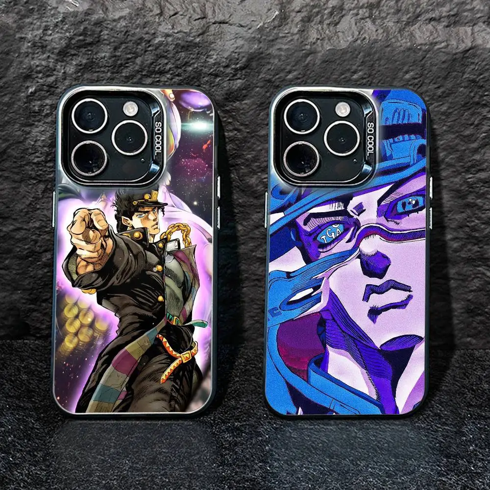 

N-JoJo's Bizarre Adventure Phone Case For iPhone 17,16,15,14,13,12,Pro MAX White Matte Shockproof Cover