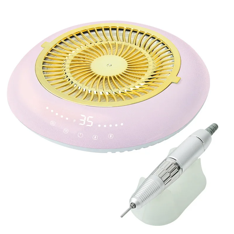 Desktop 2‑in‑1 Nail Drill & Vacuum Dust Collector Multi‑function Electric Nail Polisher Manicure Nail Remover Machine