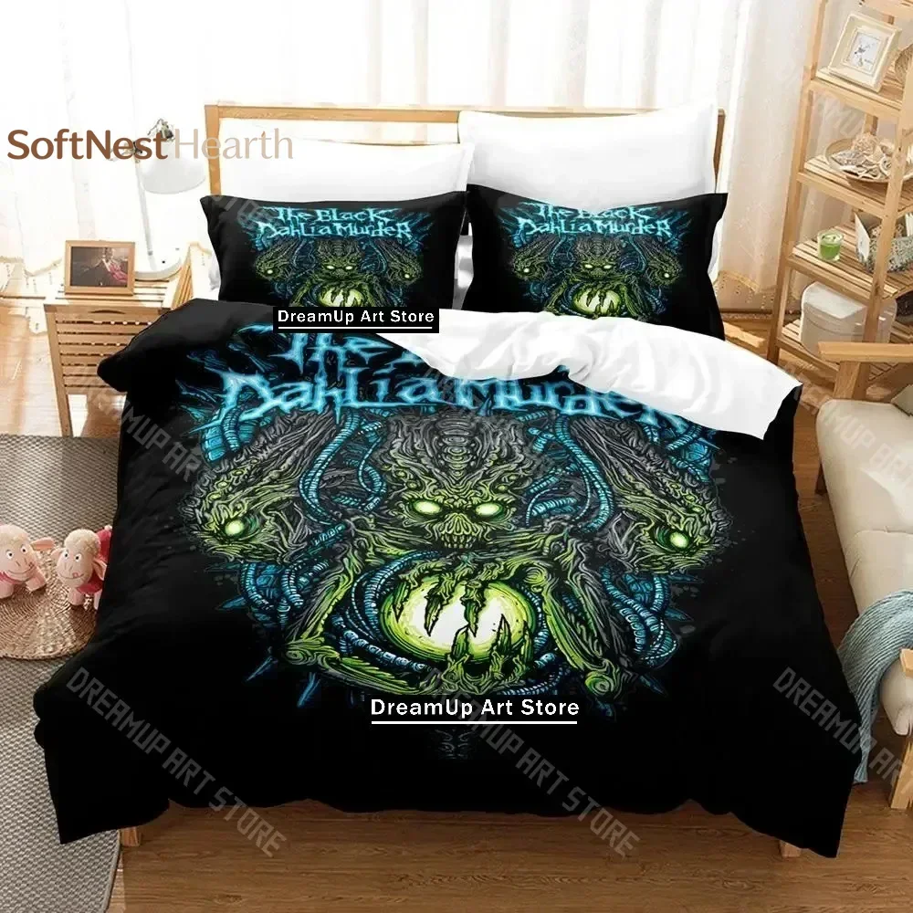 2026 3D Print The Black Dahlia Murder Bedding Set Single Twin Full Queen King Size Bed Set Adult Kid Bedroom Duvetcover Sets