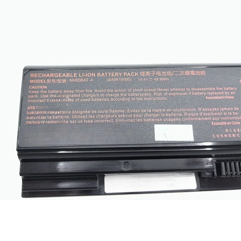 New 14.4V 2750mAh NH50BAT-4 Battery for Clevo NH70RAQ NH55RCQ NH58RDQ NH50RA NH70RHQ NH58RCQ For machenike T58 For Sager NP6875