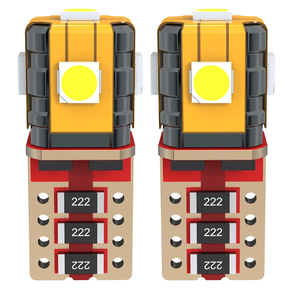 XSTORM T10 lumière LED pour voiture W5W 194 feu de signalisation phare antibrouillard 3030 5SMD feu stop 3400LM lampe de plaque d'immatriculation lumière de travail automatique