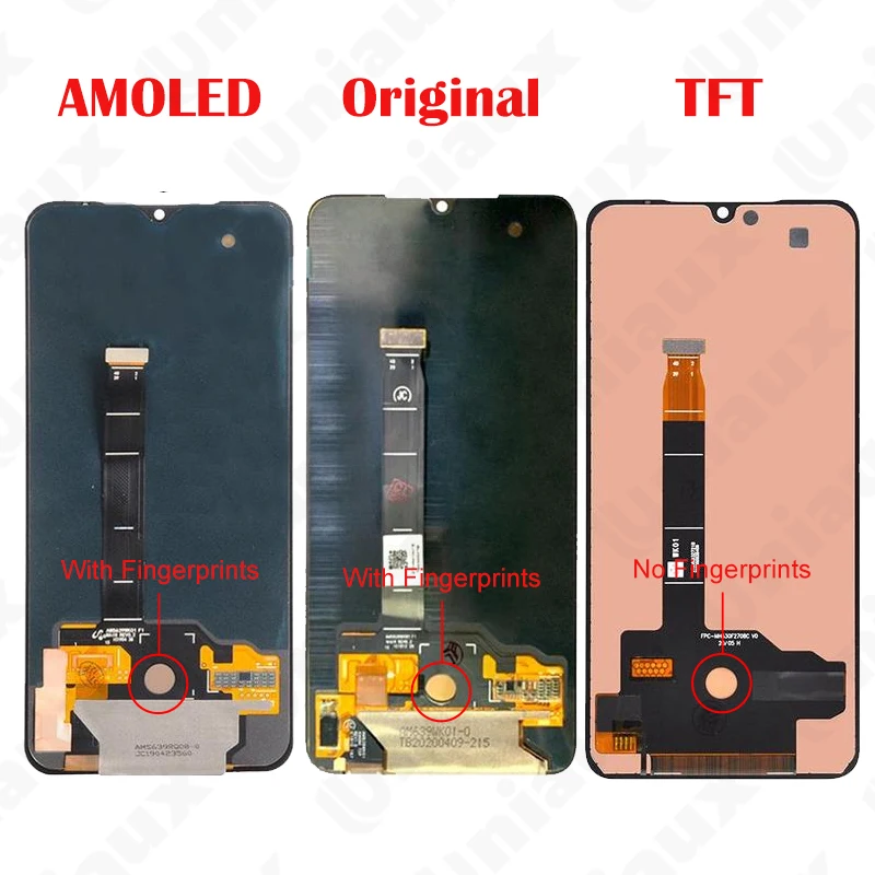 6.39\'\' Original AMOLED For Xiaomi Mi 9 M1902F1G LCD Display Touch Screen Digitizer Assembly For Xiaomi 9 LCD Screen Replacement