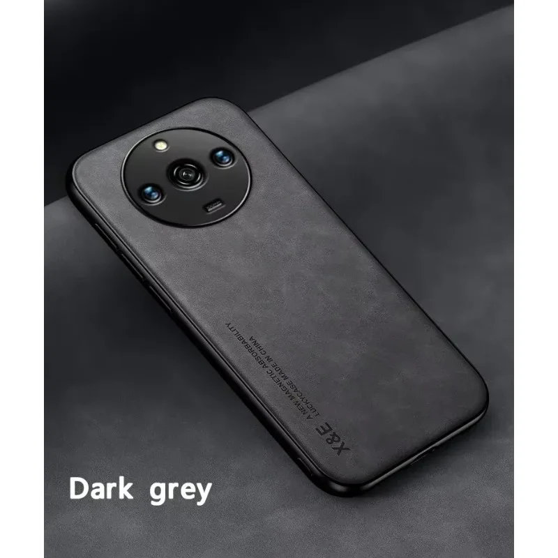 Funda de teléfono de hoja de hierro integrada para Realme GT 6T 7 Pro Narzo 60x70 Pro 5G N53 N55 N63 protección de lente fundas suaves de silicona