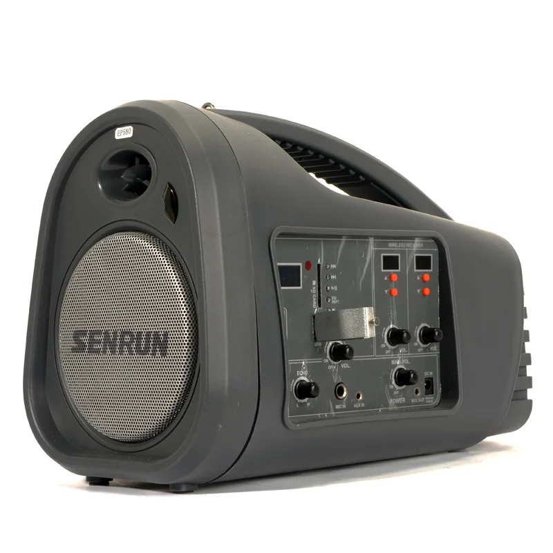 2024 New Taiwan SENRUN EP-580 Outdoor Performance Conference Portable Wireless Microphone Amplifier Speaker