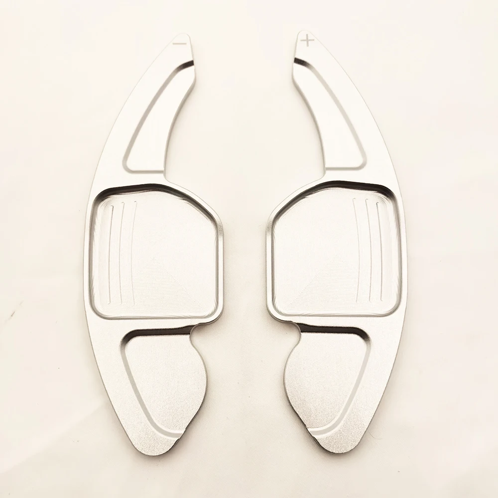 2 قطعة عجلة توجيه سيارة التحول مجداف شيفتر الموسعة DSG لأودي A3 A4 A5 A6 A7 A8 S5 Q5 التحول مجداف شفرة اكسسوارات السيارات