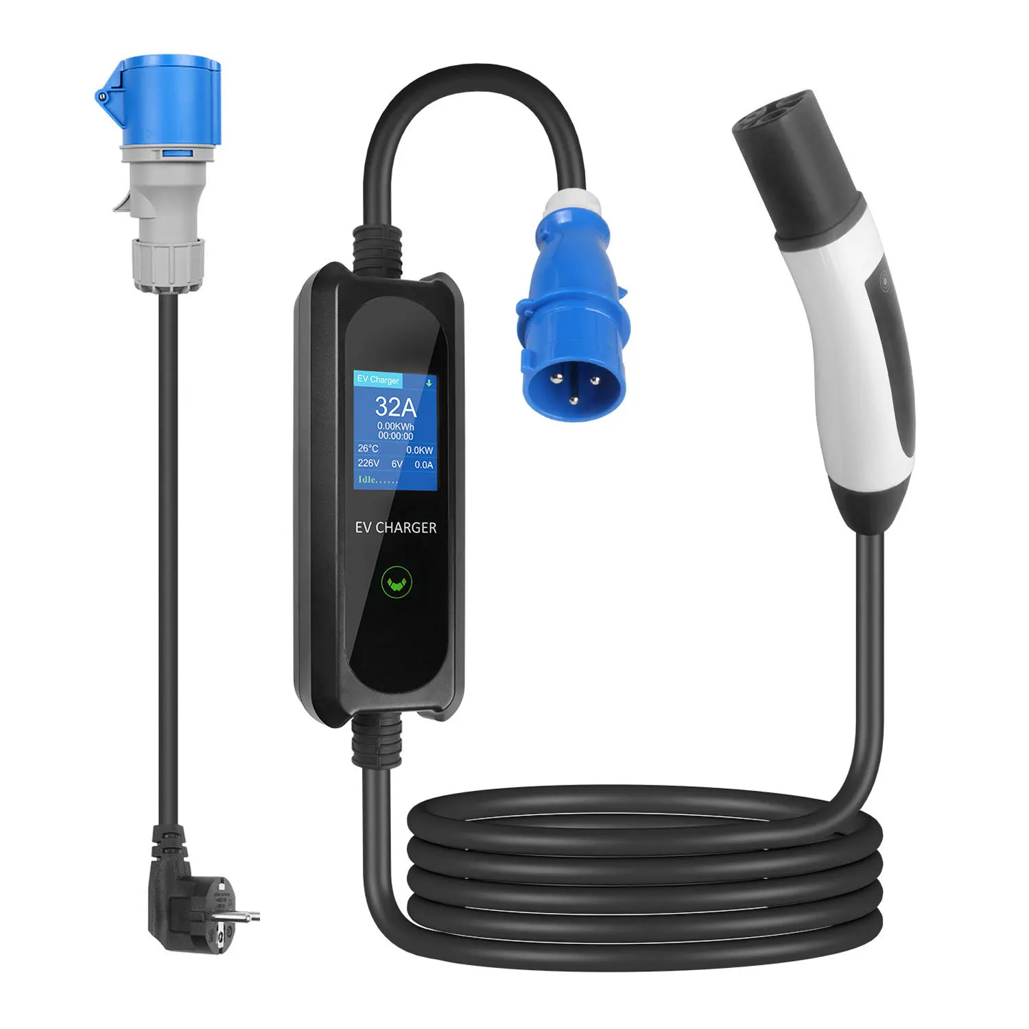 

Usb Car Charger Portable Home Charger NACS Standard New Energy Vehicle AC Charging Smart Car Adapter
