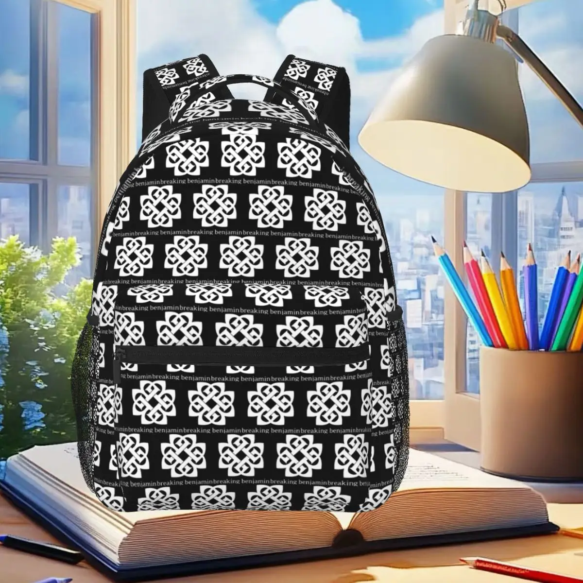 Art - Breaking Benjamin Premium Backpack Student Boys Girls BookBag Kids School Bag Computer Shoulder Bags for Men Women