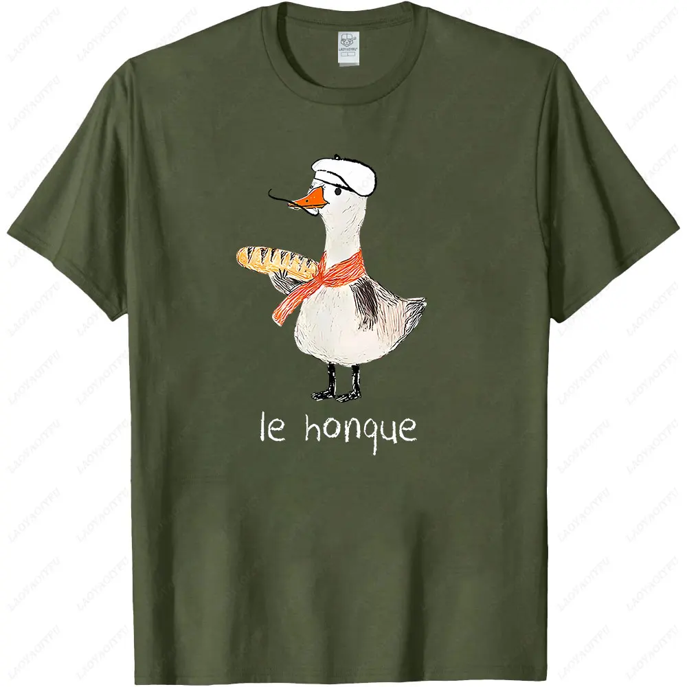 Camisa de ganso francés. Le Honque camiseta divertida regalo tonto viaje de Francia vacaciones presente para Animal pato pájaro gansos Meme amante