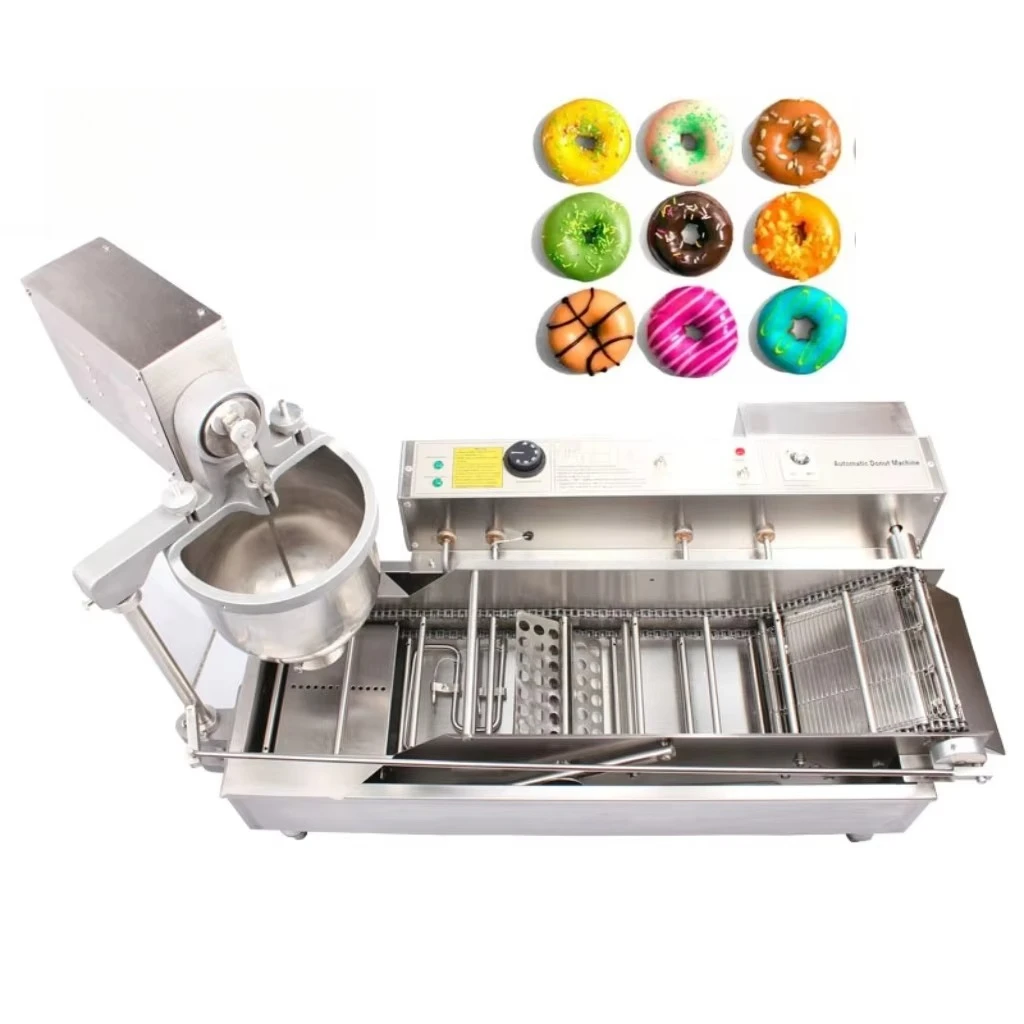 

In Stock Commercial Cake Donut Machine Donut Machine Automatic Fully Automatic Donut Extruder Machine With 7L Hopper T-100