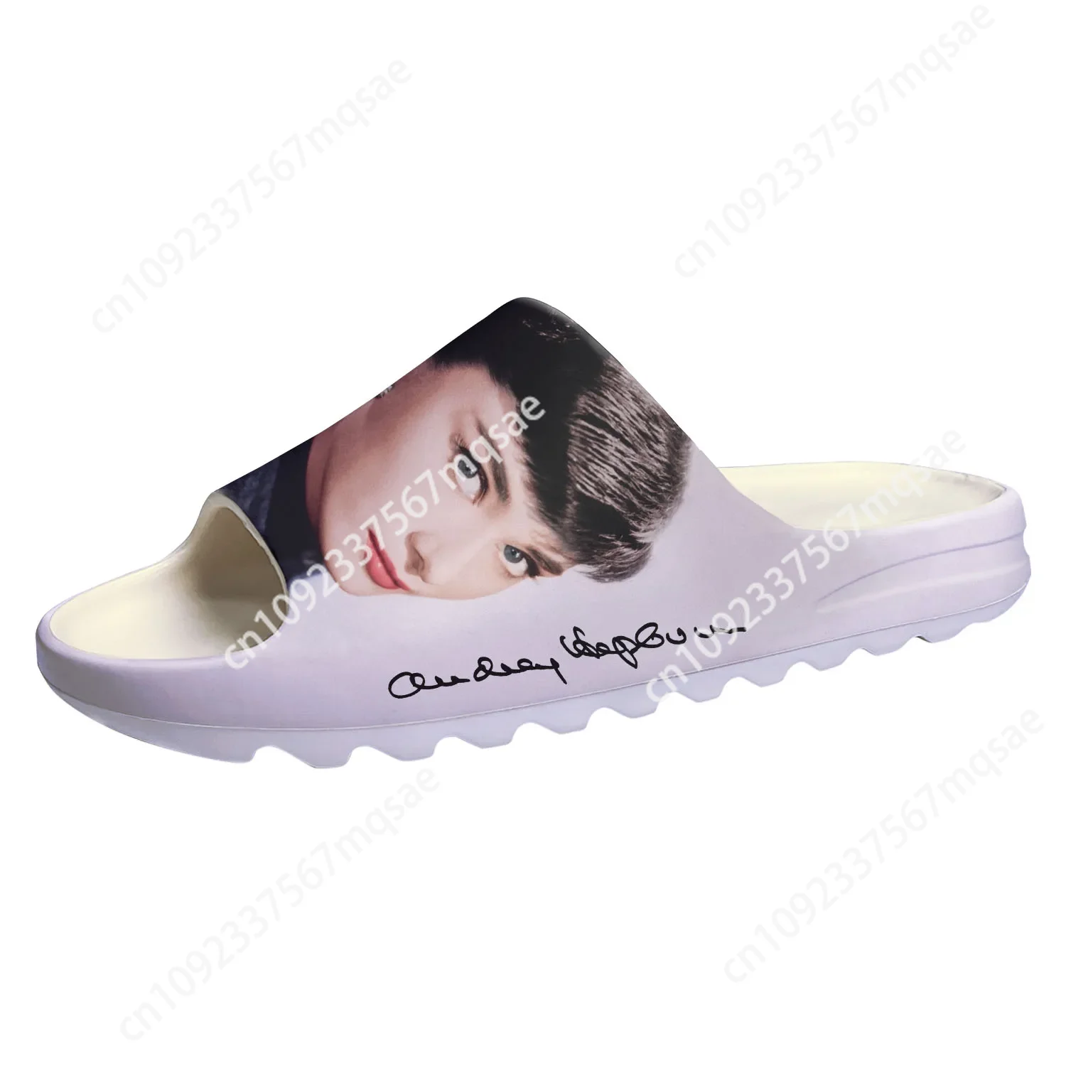 Audrey Hepburn Soft Sole Sllipers Home Clogs Customized Step On Water Shoes Mens Womens Teenager Step in Sandals