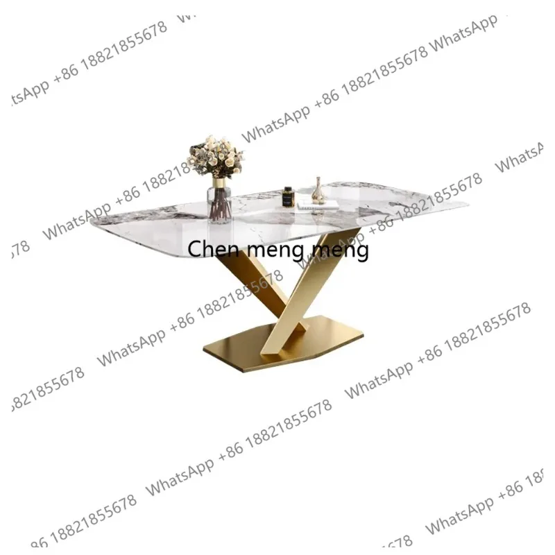 Rectangular Dining Tables Commercial Stainless Steel Dining Room Set Dinging Table and Chair