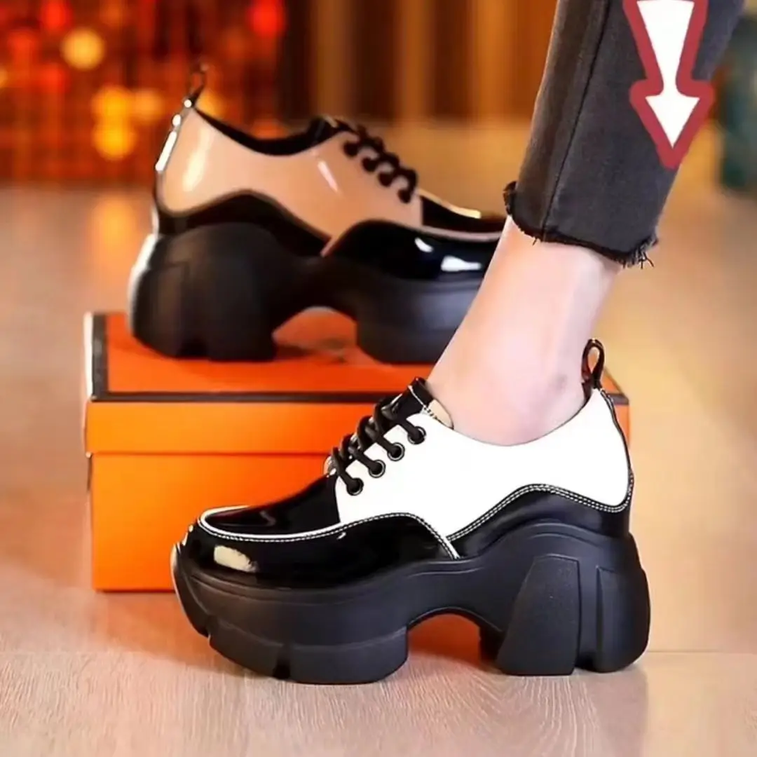 2023  Height Increasing Trend Clunky Casual Women\'s Sneaker Platform heels Shoes 8cm