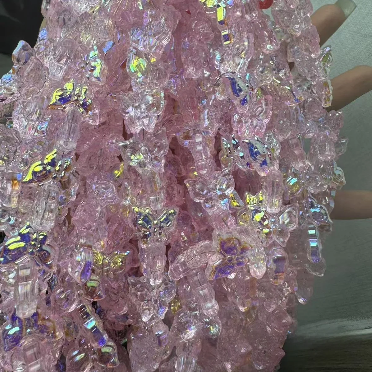 

14 мм хрустальные бусины-бабочки, аксессуары для DIY браслета, ожерелья, серьги, украшения для волос, аксессуары для одежды