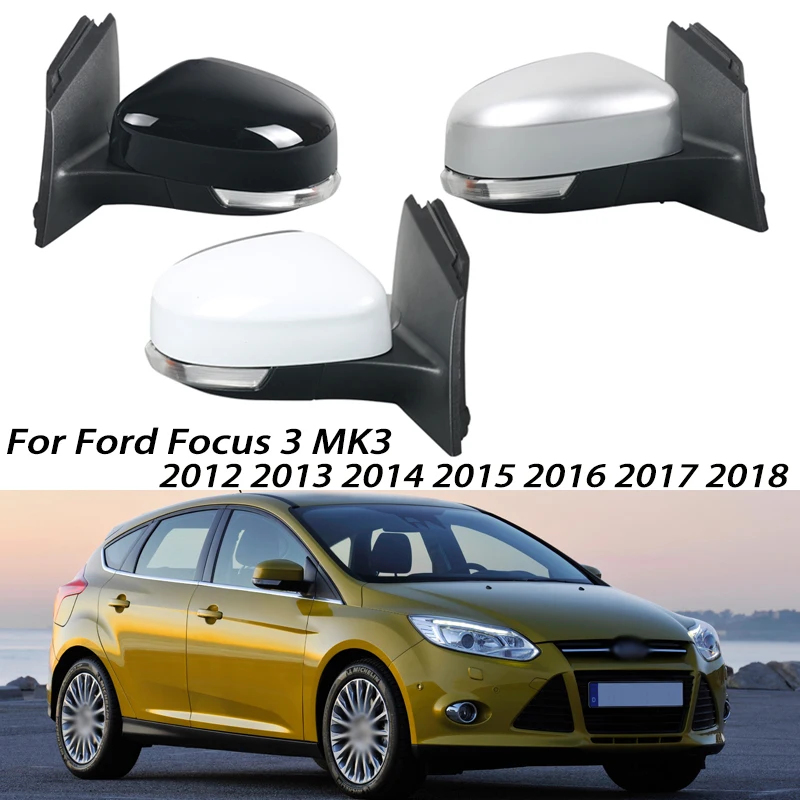 

Left Right Car Side Mirror Accessories For Ford Focus 3 MK3 2012 2013 2014 2015 2016 2017 2018 Auto Rear View Mirror Assembly