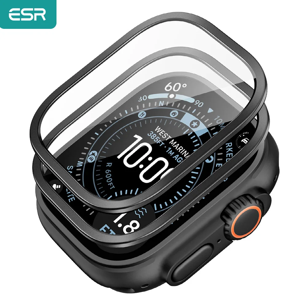ESR Screen Protector for Apple Watch Ultra 3/Ultra 2/Ultra (2025/2024/2023/2022) 49 mm 2pcs Armorite Tempered Glass Film