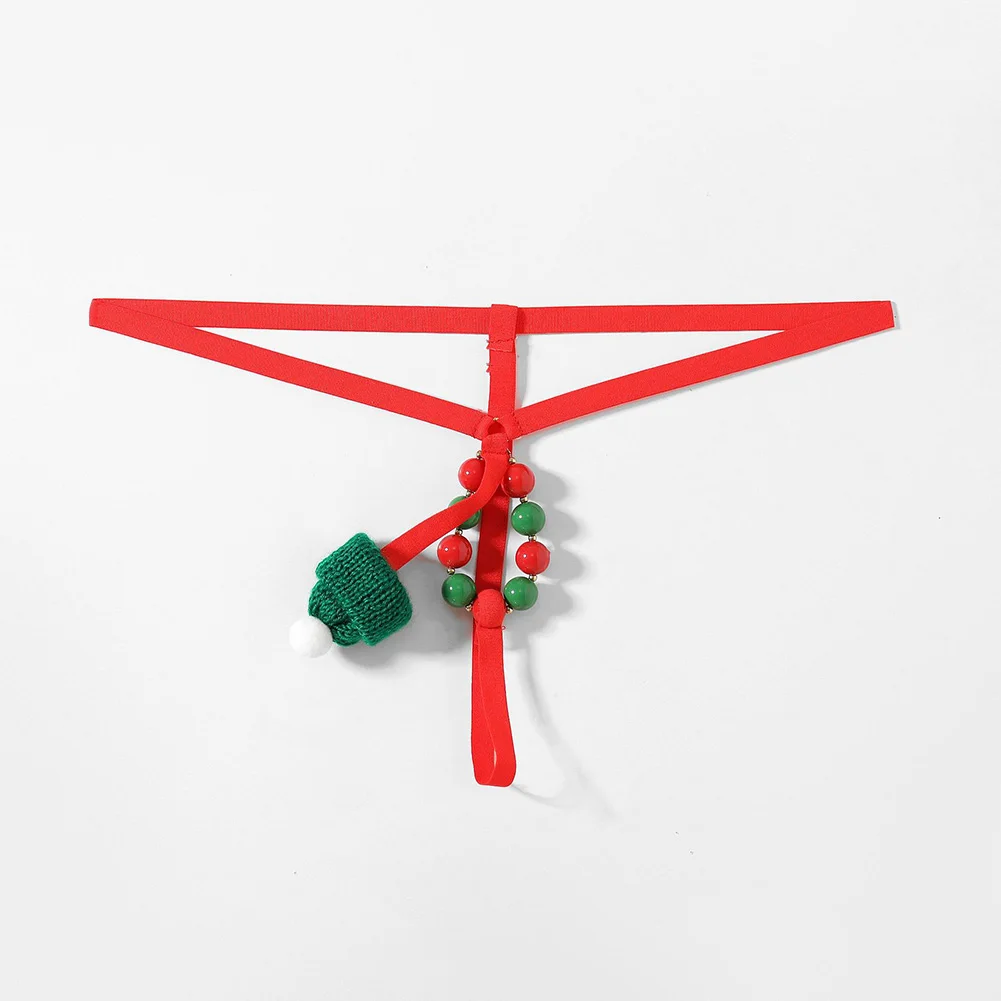 

Men Sexy Christmas Cock Ring G-string Thong T-back Sexy Tоy For Men Lingerie Front Hollow Erotic Underwear For Hot Man Panties