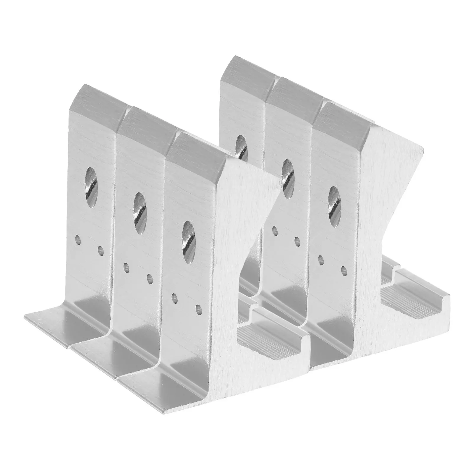 6Pcs Aluminum Alloy Floor Repair Kit Heavy Duty Wood Floor Fastener Silent Floorboard Gap Fixer Easy Use Home Office