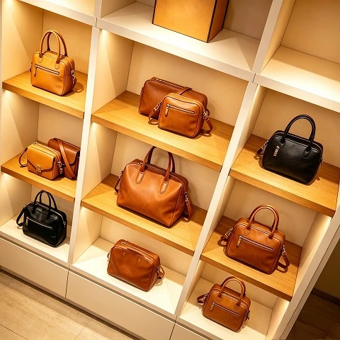 

Large Space Vintage Women Handbag Soft Leather Multi Pocket Daily Outdoor Shopping Bag