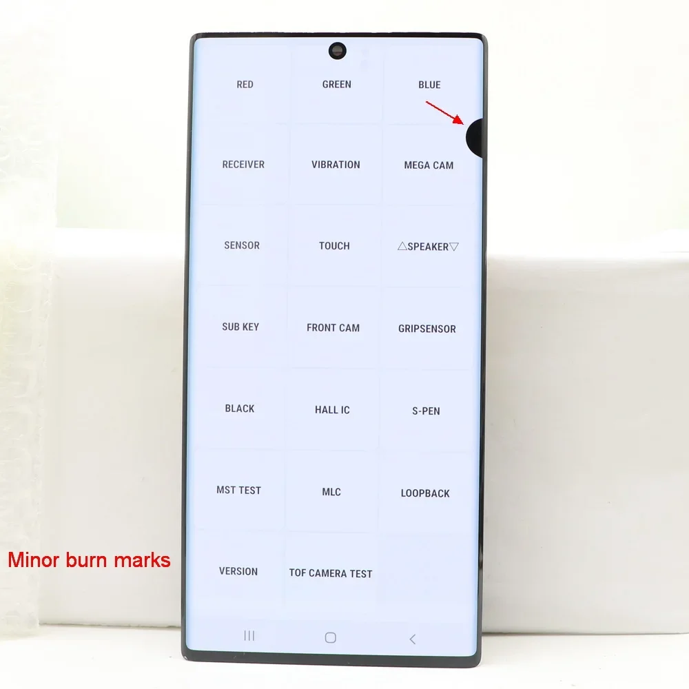 Super AMOLED For Samsung Galaxy Note 10 Plus N975 N975F N976B LCD Display Touch Screen Digitizer With defect screen 100% testing