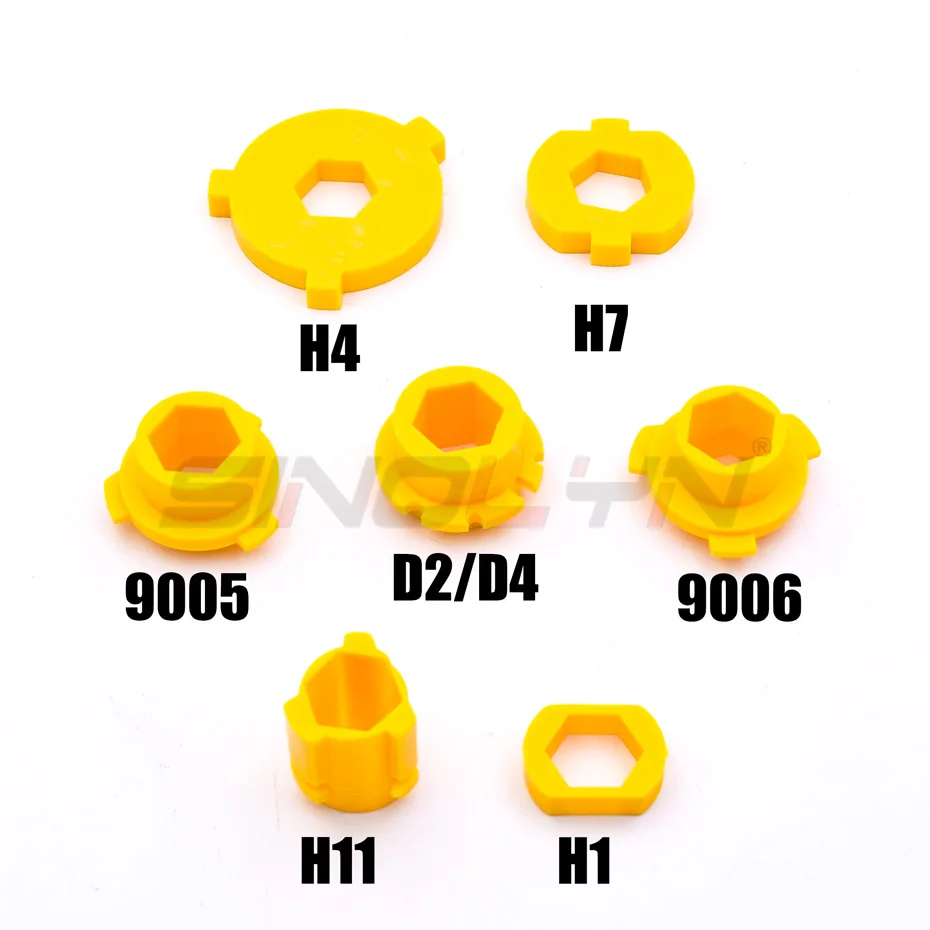 Headlight Retrofit Tool H1/H4/H7/H11/D2S D4S/HB3 9005/HB4 9006 Mounting Moulds Plate for Koito Q5/Hella G5 3R Projector Lens DIY