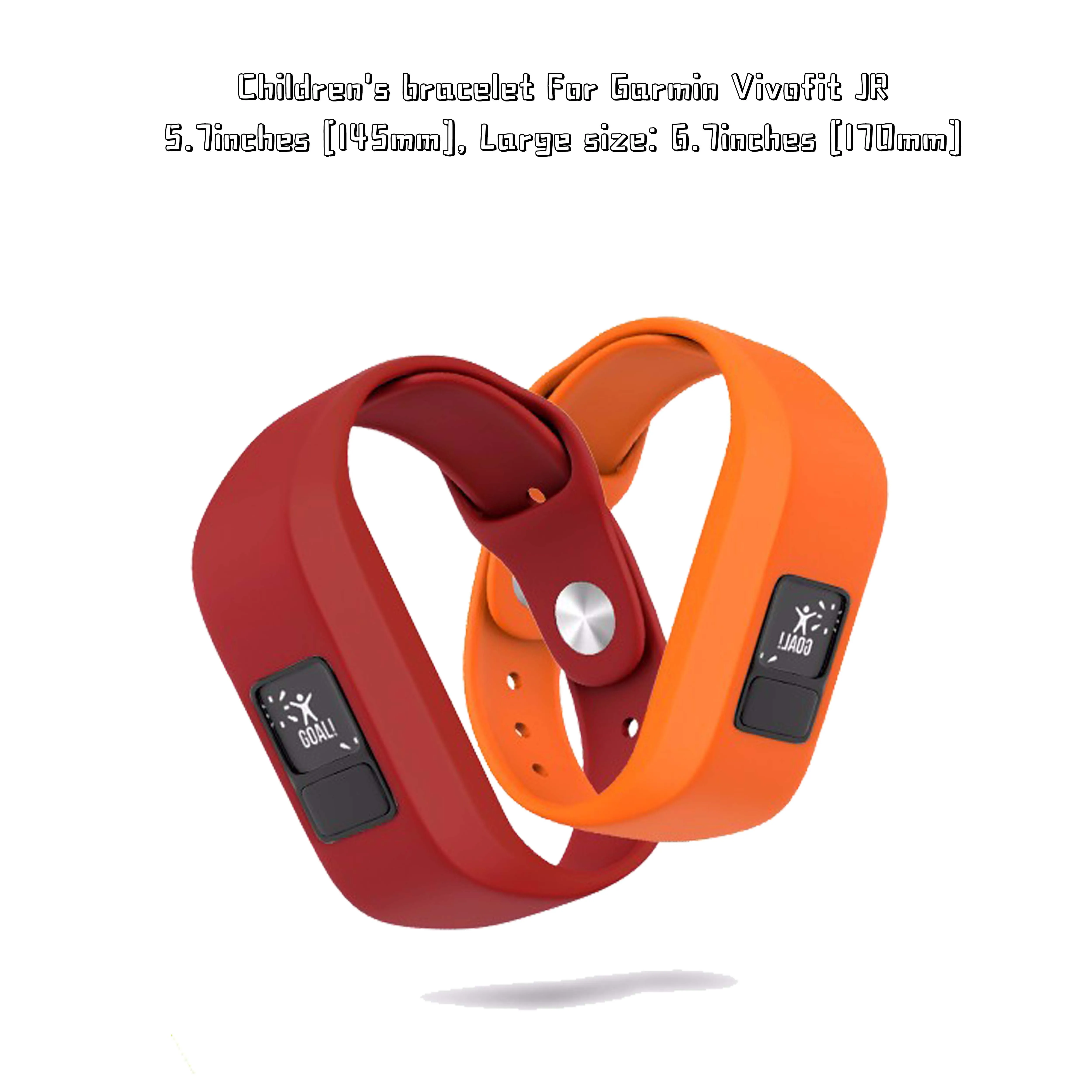 Cinturino da polso sportivo di grandi/piccole dimensioni per Garmin Vivofit JR Band sostituzione cinturino in Silicone morbido e per cinturino Garmin Vivofit 3