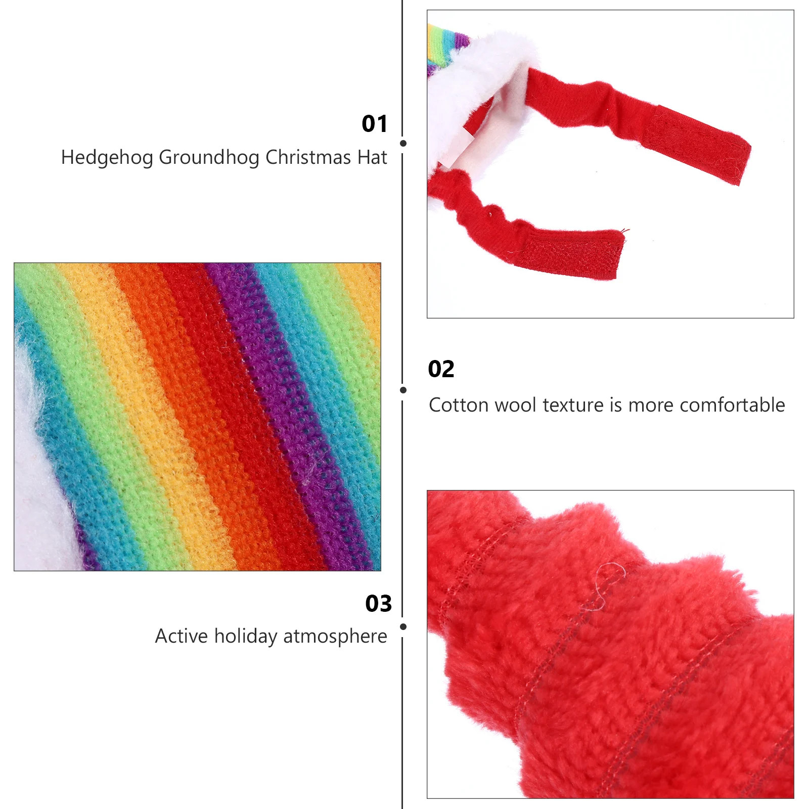 

2pcs Christmas Red Hat Pet Santa Headdress For Rabbit Hamster Guinea Pig Chinchilla Hedgehog Squirrel Kitty Party Decor