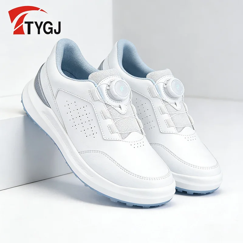 

2026 New Women Golf Shoes Breathable Anti Slip Sports Sneakers with Rotating Button