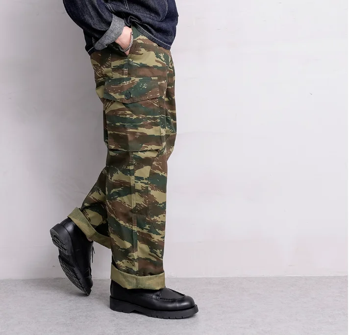 Uniforme de Camouflage lézard pour homme, costume de printemps comprenant veste et pantalon Vintage