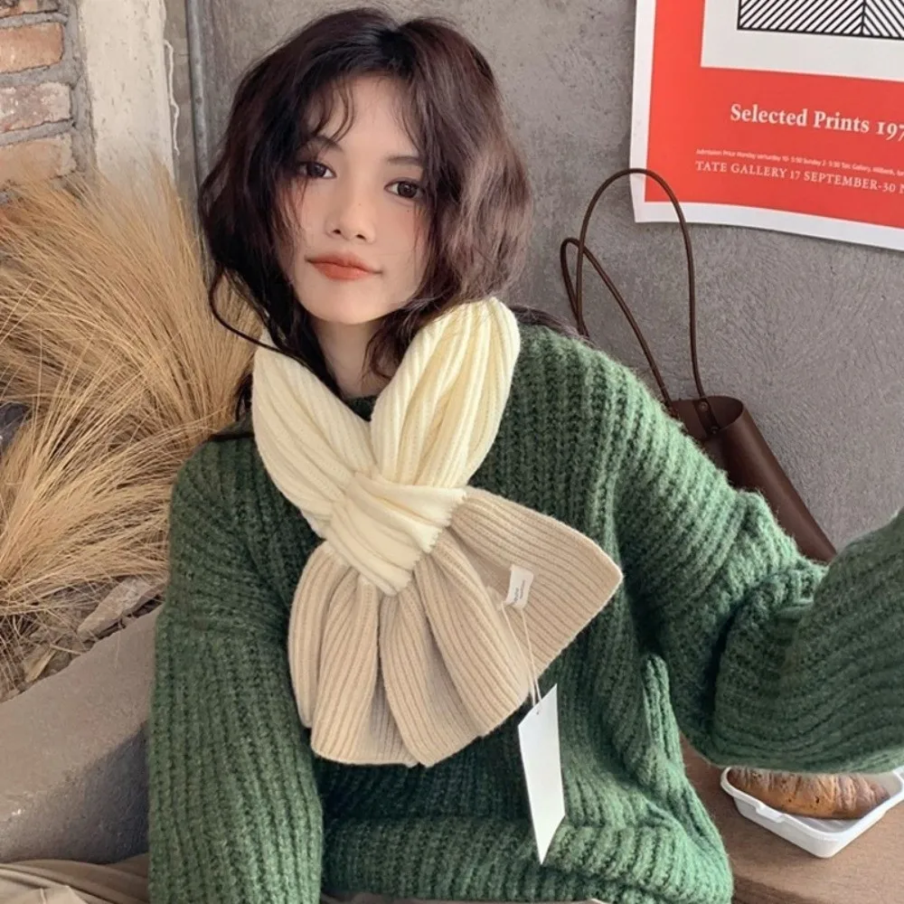 

Новый ветрозащитный шарф с крестом, сохраняющий тепло, толстый шейный воротник, холодостойкие зимние шарфы для женщин