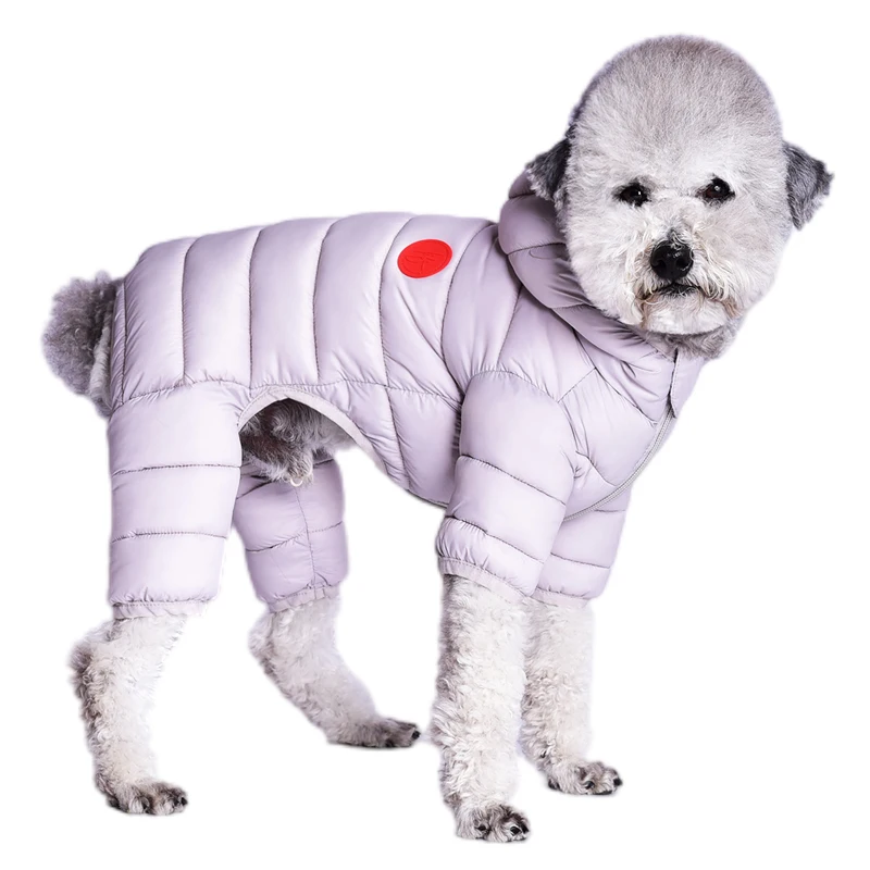 Winter Dog Clothes Overalls for Small Medium Dogs Luxury Fashion Lightweight Down-Like Cotton Padded Puppy Coat Soft Warm Jacket