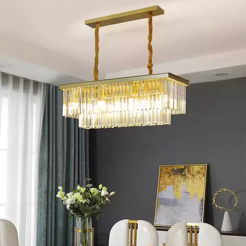 home decorationPendant lights, luxury crystal living room chandelier, dining room Pendant lamp, ceiling light, indoor lighting