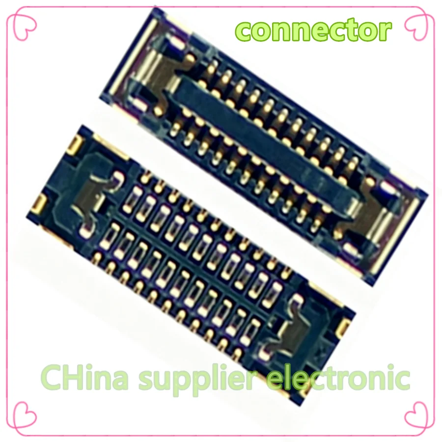 for iPhone 14 15 plus 14PLUS 15PLUS rear camera housing motherboard cable connection buckle connector on flexboard 22pins
