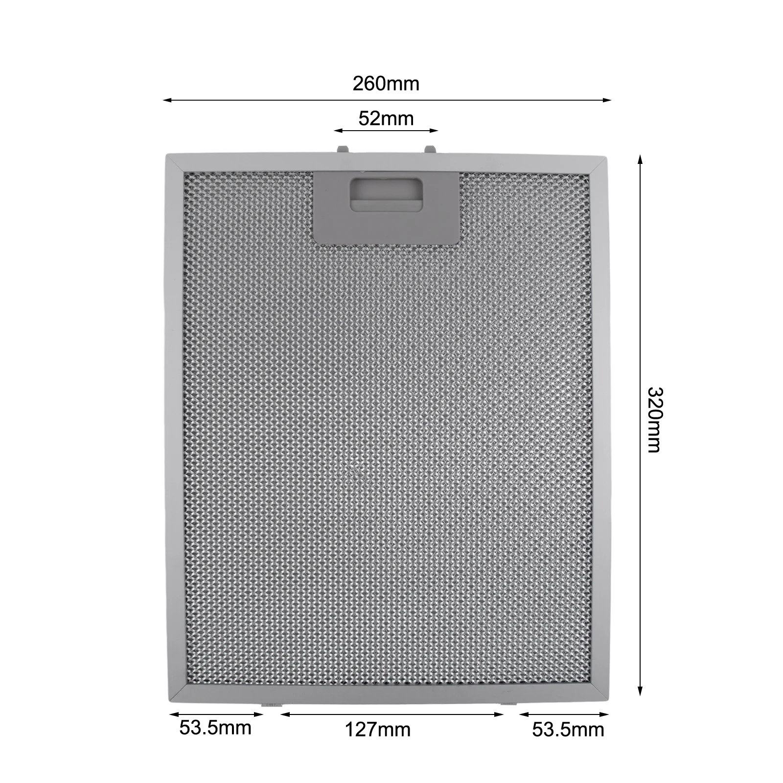 2PCS Filtri per cappa da cucina Estrattore a rete metallica Filtro di sfiato 320X260Mm Estrattore di grasso da cucina Ventilazione Aspiratore Filtro a rete