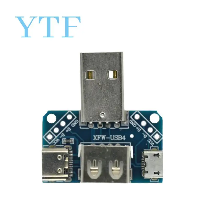 Переходник с USB на Type-c Micro USB 2,54-4P