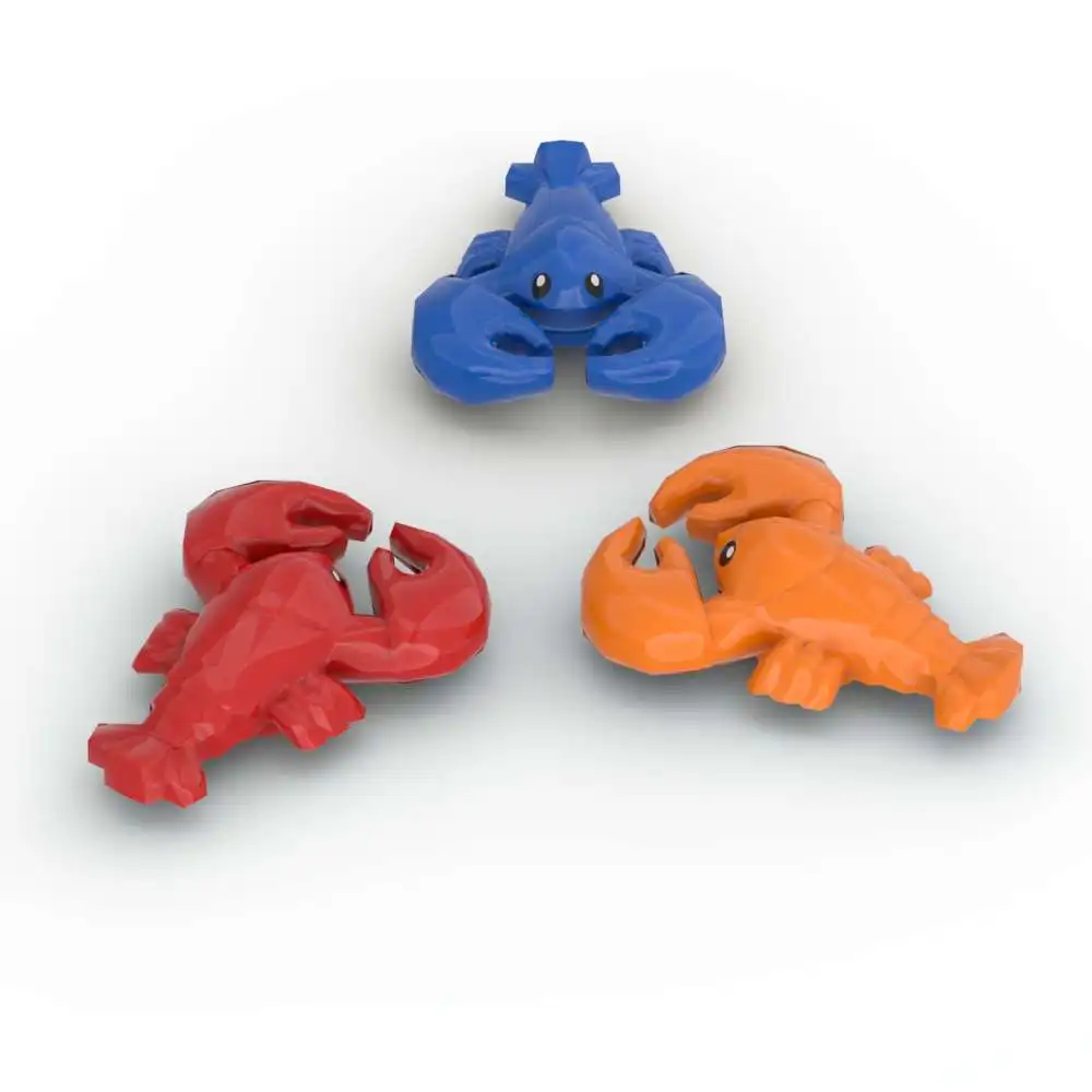 

MOC 10PCS Lobster Crayfish 27152 Building Blocks Kit Marine Ocean Park Animal Educational Bricks Toy Children Kid Birthday Gifts