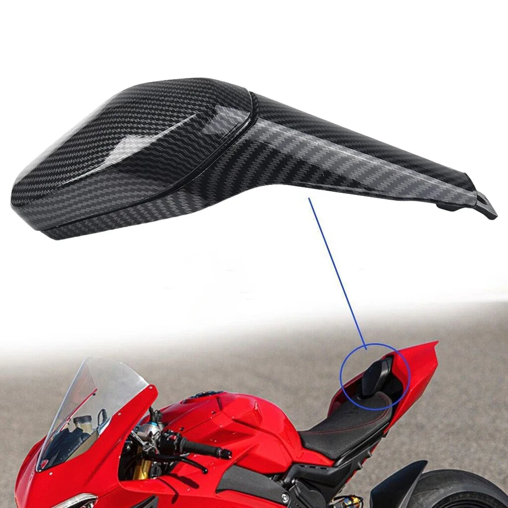 1pc For Ducati Panigale V4 S V2 Streetfighter Motorcycle Tail Fairing Solo Cowl Rear Cover Carbon Fiber Black Trim Cover