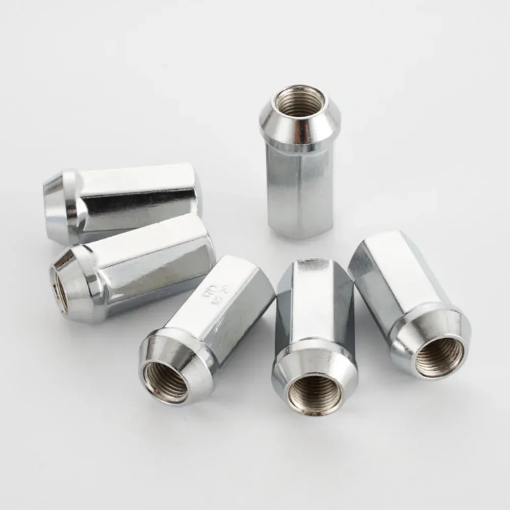 

1pc Wheel Lug Nut Screws M1/2''-20 Hex 22mm Thickness 45mm